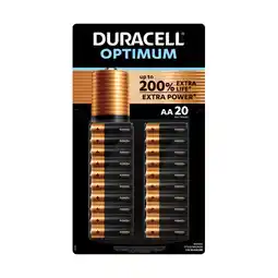 Costco Duracell Optimum AA Batteries - 20 Pack offer