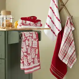 Costco Printed Festive Kitchen Towel Set 8 Pack in 4 Designs offer