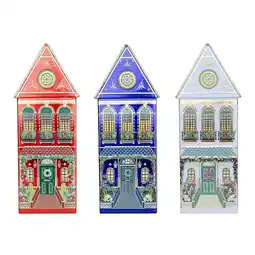 Costco The Silver Crane Co Winter Festive Houses Speculoos Cookies, 345g in 3 Colours offer