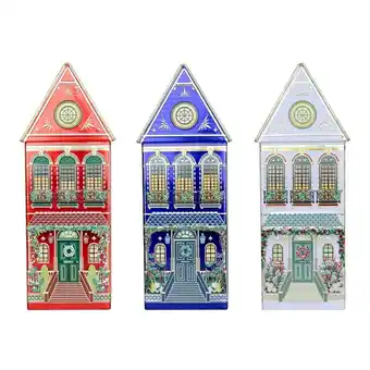 Costco The Silver Crane Co Winter Festive Houses Speculoos Cookies, 345g in 3 Colours offer