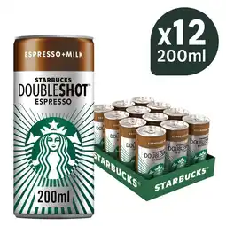 Costco Starbucks Doubleshot Espresso, 12 x 200ml offer