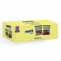 Costco Proper Chips Chickpea Chips Katsu Curry & Ghost Chilli & Yuzu, 16 x 30g offer