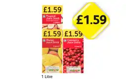 Londis Tropical Juice Drink, Mango Juice Drink, Cranberry Juice Drink offer