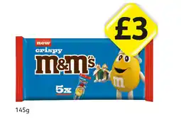 Londis Crispy M&M's Bar offer
