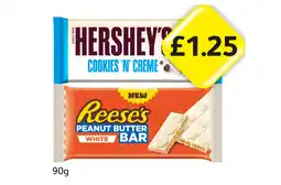 Londis Hershey's Cookies 'N' Creme, Reese's Peanut Butter White Bar offer