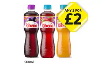 Londis Ribena Blackcurrant, Strawberry, Mango & Lime offer
