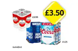 Londis Amstel, Bud Light, Coors offer