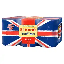 Iceland Butcher's Tripe Mix Wet Dog Food Tins 6 x 400g offer