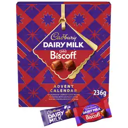 Iceland Cadbury Dairy Milk Biscoff Chocolate Christmas Advent Calendar 236g offer