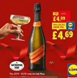 Lidl Prosecco offer