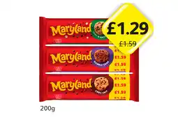 Londis Maryland Choc & Hazelnut, Double Choc, Choc Chip offer
