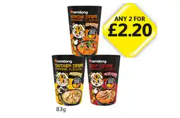 Londis Namdong Kimchi Noodles, Chicken, Beef offer