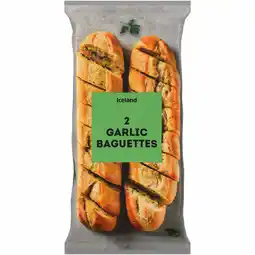 Iceland Iceland 2 Garlic Baguettes 338g offer
