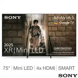Costco Sony K75XR55BP 75 inch 4K HDR Mini LED Smart Google TV offer
