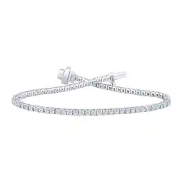 Costco 2.00ctw Round Brilliant Cut Diamond Tennis Bracelet, 18ct White Gold offer
