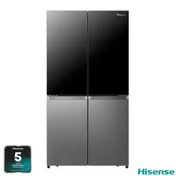 Costco Hisense RQ5X560SFLES, Multi Door Fridge Freezer, E Rated in Stainless Steel offer