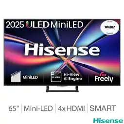 Costco Hisense 65E8QTUK 65 Inch Mini LED HD Smart TV offer