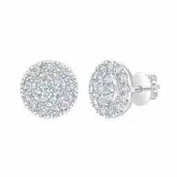 Costco 1.00ctw Round Brilliant Cut Diamond Earrings, 14ct White Gold offer
