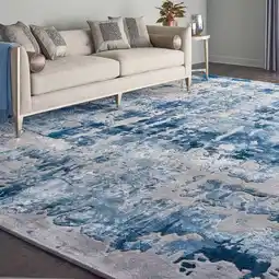 Costco Prismatic Charisma Blue Rug in 4 Sizes offer
