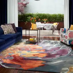 Costco Prismatic Fiery Sensation Rug in 4 Sizes offer