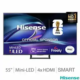 Costco Hisense 55E8QTUK 55 Inch Mini LED HD Smart TV offer