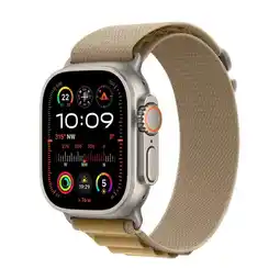 Costco Apple Watch Ultra 2 GPS + Cellular, 49mm Titanium Case with Tan Alpine Loop offer