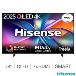 Costco Hisense 58E7QTUK 58 Inch QLED HD Smart TV offer