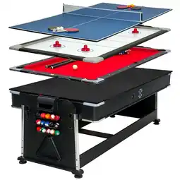 Costco Sure Shot 7ft 4-in-1 Multi Games Table offer