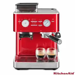 Costco KitchenAid Semi Auto Espresso Machine With Burr Grinder, 5KES6551BCA offer