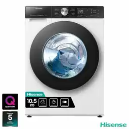 Costco Hisense WF5S1045BW,10.5kg, 1400rpm, Washing Machine A Rated in White offer