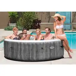 Costco Intex PureSpa Greywood Deluxe 6 Person Inflatable Hot Tub offer