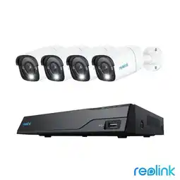 Costco Reolink 8MP (4K) UHD NVR PoE AI 8 x channel / 4 x Bullet Camera Kit with 2TB HDD offer
