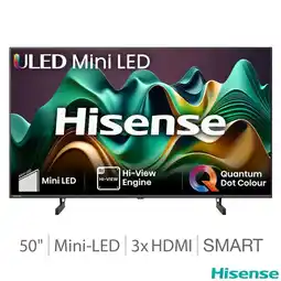 Costco Hisense 50U6NQTUK 50 Inch Mini-LED Smart TV offer