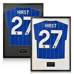 Costco George Hirst Signed Framed Ipswich Town Football Shirt in 2 Options: White or Black Mount offer