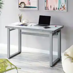 Costco Tresanti Aurora Power Adjustable Height Desk with LED Lights offer