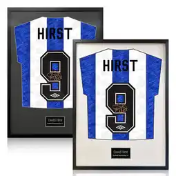 Costco David Hirst Signed Framed SWFC Football Shirt in 2 Options: White or Black Mount offer