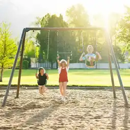 Costco Lifetime 7ft Swing Set (3-12 Years) offer