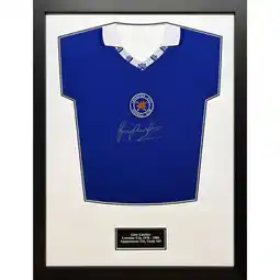 Costco Gary Lineker Signed Framed Leicester City Football Shirt offer
