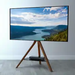 Costco AVF Hoxton TV Stand for TV's up to 70, Dark Wood offer