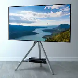 Costco AVF Hoxton TV Stand for TV's up to 70, Grey Wood offer