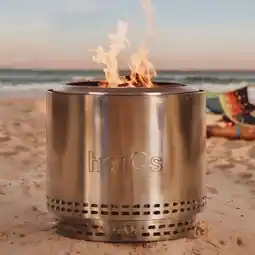 Costco HerQs Blaze 50cm Wood Burning Stainless Steel Fire Pit Bundle offer