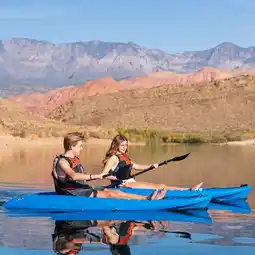 Costco Lifetime Hydros 8ft 5 (256 cm) 1 Person Sit On Kayak With Paddle offer