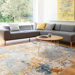 Costco Nova Illusion Ochre Rug, in 2 Sizes offer