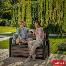 Costco Keter Rosewood 227 Litre (60 Gallon) Storage Bench offer