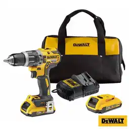 Costco DEWALT Brushless Hammer Drill Driver Kit - Includes 2 X 2 Ah Batteries With Kit Bag & Charger offer
