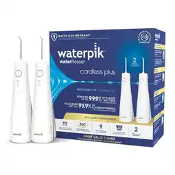 Costco Waterpik Cordless Plus Water Flosser Combo Pack, WF-26UK010 offer