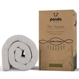 Costco Panda Memory Foam Bamboo Mattress Toppers in 5 Sizes offer