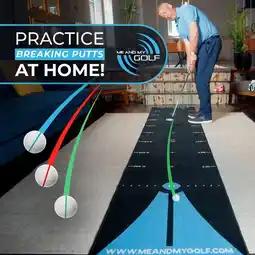 Costco Me and My Golf Breaking Ball 11ft Putting Mat offer