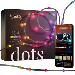 Costco 66 ft (20m) Twinkly Generation II 400 App Controlled Multicolour Dots RGB LED Lights offer