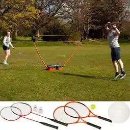 Costco Sure Shot 3 in 1 Garden Set With Badminton, Tennis and Volleyball offer